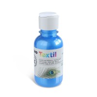 Barva na textil Primo - metalická modrá - 125 ml - M-410TX125-500