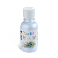Barva na textil Primo - metalická stříbrná - 125 ml - M-410TX125-910