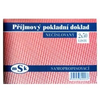 Příjmový pokladní doklad A6 nečíslovaný NCR - mSk 53