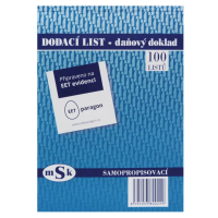 Dodací list daňový doklad A5 propisovací - mSk 22