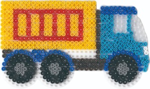 Podložka k zažehlovacím korálkům MIDI - Nákladní auto - H314