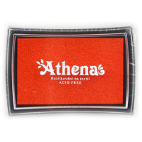 Razítková poduška na textil - oranžová - F6_021C