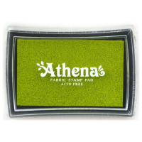 Razítková poduška na textil - sv. zelená - F50_383C