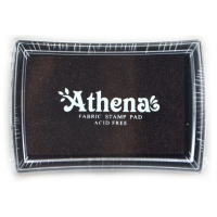 Razítková poduška na textil - hnědá - F22_4695C