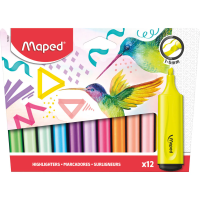 Zvýrazňovače MAPED Fluo'Peps - 12 barev - 0063/9740901