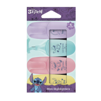 Zvýrazňovač mini Stitch Pastel - 4 ks