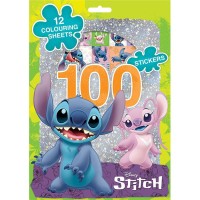 100 samolepek s omalovánkovými listy - Lilo & Stitch - 2651-3L