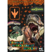 Třpytivé vyškrabávací obrázky - Dinosauři - 3947-9