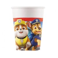 Papírové kelímky - Tlapková Patrola záchranáři - 200 ml - 8 ks - S95598

