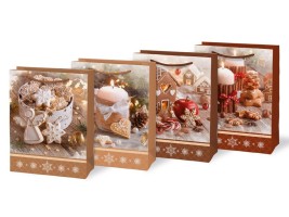 Vánoční dárková taška T4 - 19 x 25 cm - 5252794