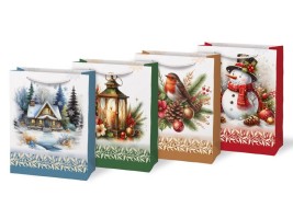 Vánoční dárková taška T4 - 19 x 25 cm - 5252793