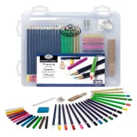 Sada na kreslení v plastovém boxu - RSET-ART3104