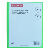 Katalogová kniha A4 - Tempus zelená - 30 listů