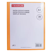 Katalogová kniha A4 - Tempus oranžová - 30 listů