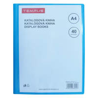 Katalogová kniha A4 - Tempus modrá - 40 listů