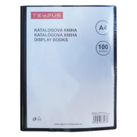 Katalogová kniha A4 - Tempus černá - 100 listů