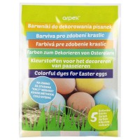 Barvy na vajíčka - 5 barev - 12,5 g - SW7262