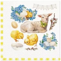 Velikonoční ubrousky PAW L - Easter Lamb - SDL136200