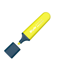 Zvýrazňovač Style Fluo - žlutý - 6252/1