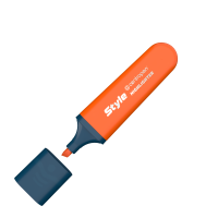 Zvýrazňovač Style Fluo - oranžový - 6252/1