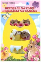 Košilky na vajíčka - živá zvířátka - 12 ks v balení - 779