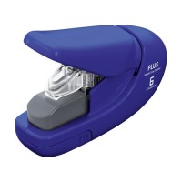 Sešívačka PLUS Paper Clinch mini 106AB (na 6 listů) - modrá - 4121 B