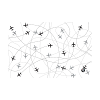 Podložka na stůl - Planes - 60 x 44 cm - 5-90725




