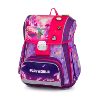 Školní batoh PREMIUM - Playworld girl - 8-93425


















