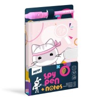 Blok s magnetem SPY NOTES - fialový - 7510189