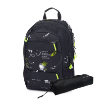 Studentský batoh + etue OXY Sport - Graffiti - 1-49125E









