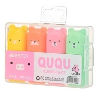 Zvýrazňovač mini pastel - 4 ks - PK4-4
