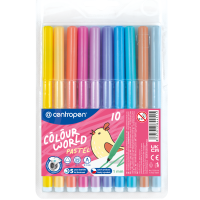 Dětské fixy Colour World Pastel - 10 ks - 7550/10