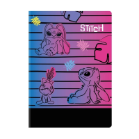 Školní sešit 564 - Stitch Black - A5, linkovaný, 60 listů - 91668PTR