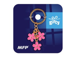 Klíčenka Charm - Květy - 1042480