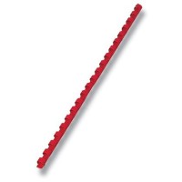 Hřbet pro kroužkovou vazbu 6 mm - červený