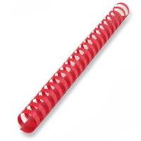 Hřbet pro kroužkovou vazbu 22 mm - červený