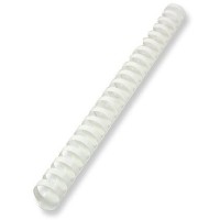 Hřbet pro kroužkovou vazbu 22 mm - bílý