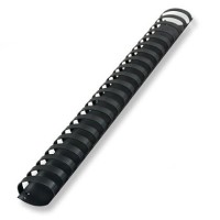 Hřbet pro kroužkovou vazbu 28 mm - černý - P1280