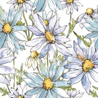 Ubrousky Maki L - Watercolour Blue Margerites - SL_OG_059701