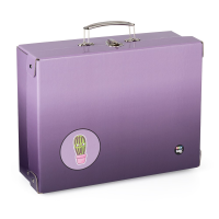 Kufřík lamino hranatý A4 OXY NEXT - Ombre Purple - 6-06825