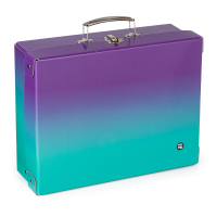 Kufřík lamino hranatý A4 OXY Ombre - purple/blue - 6-06224