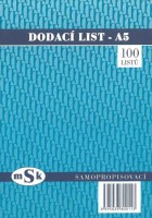 Dodací list A5 propisovací - mSk 11