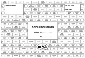 Kniha ubytovaných - mSk 343
