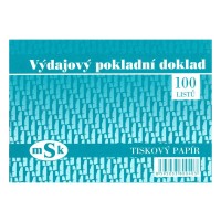 Výdajový pokladní doklad - mSk 40