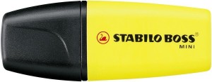 Zvýrazňovač STABILO BOSS MINI - žlutý - 07/24
