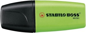 Zvýrazňovač STABILO BOSS MINI - zelený - 07/33