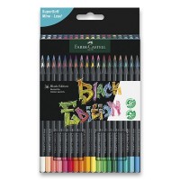 Trojhranné pastelky Faber-Castell Black Edition - 36 ks 