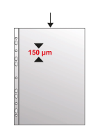 Prospektový obal A4 "U" - lesk - 140 µm - 1 ks - 2-008A 