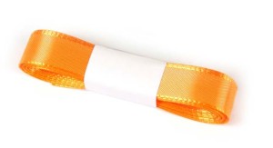 Stuha dekorační taftová 15 mm x 3 m - oranžová - 2815003