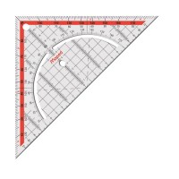 Trojúhelník MAPED Technic s úhloměrem - 0157/9028700